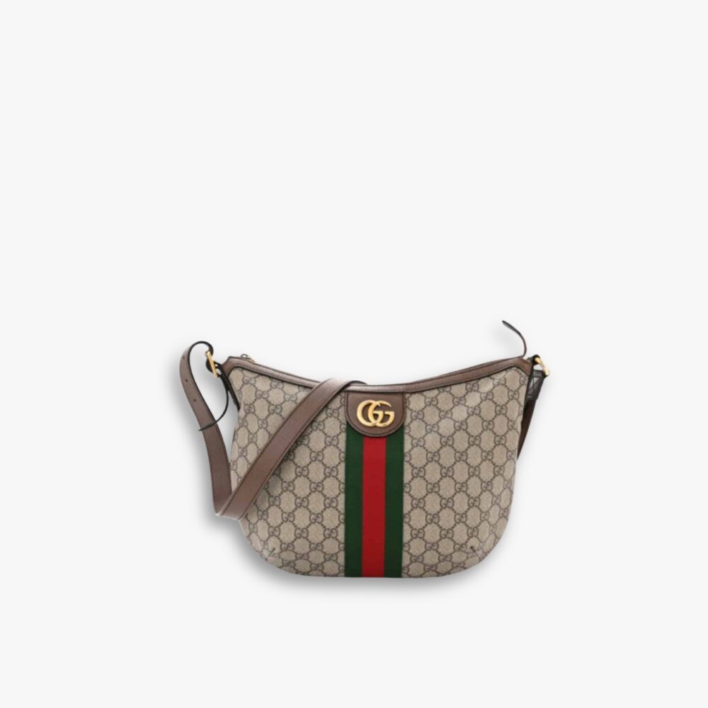 Gucci Ophidia Large Shoulder Bag Brown GG Supreme 35cm