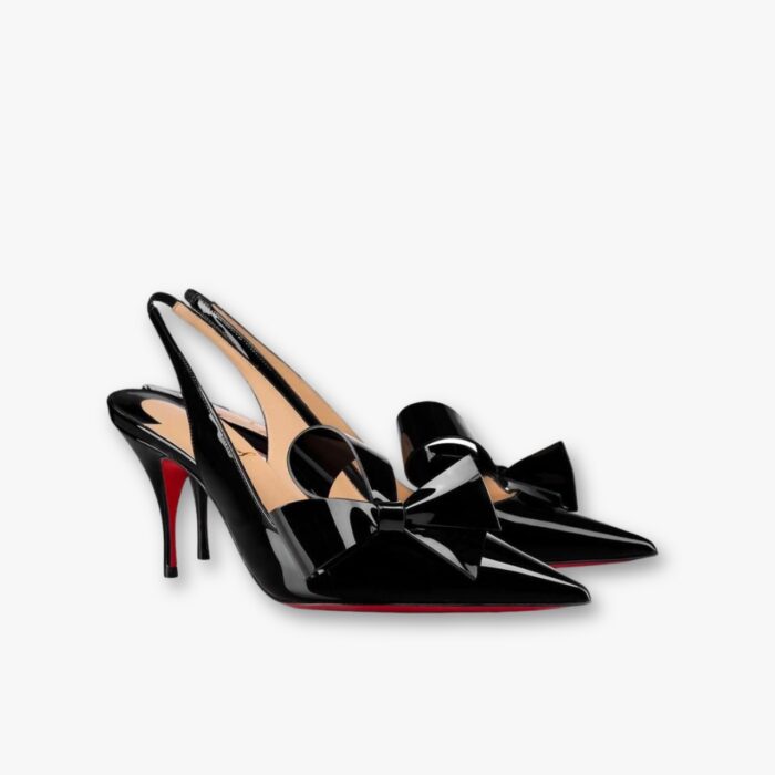 Christian Louboutin Clare Nodo 80 Slingback Black