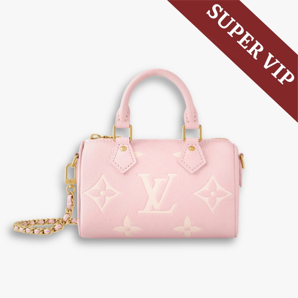Super Vip 1:1 – Louis Vuitton Nano Speedy Pink 16Cm M14226