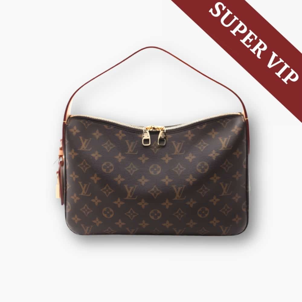 Super Vip 1:1 – Louis Vuitton Slouchy MM Bag Brown 33Cm M11952