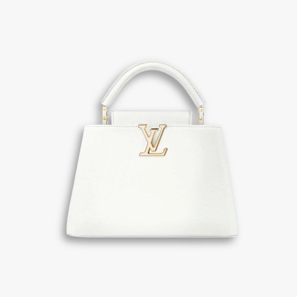Louis Vuitton Capucines BB Snow White 27Cm