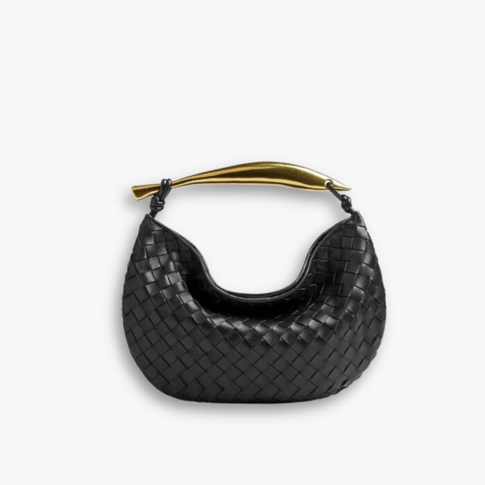 Bottega Veneta Classic Sardine Handle Bag Black 33Cm 716082VCPP11019