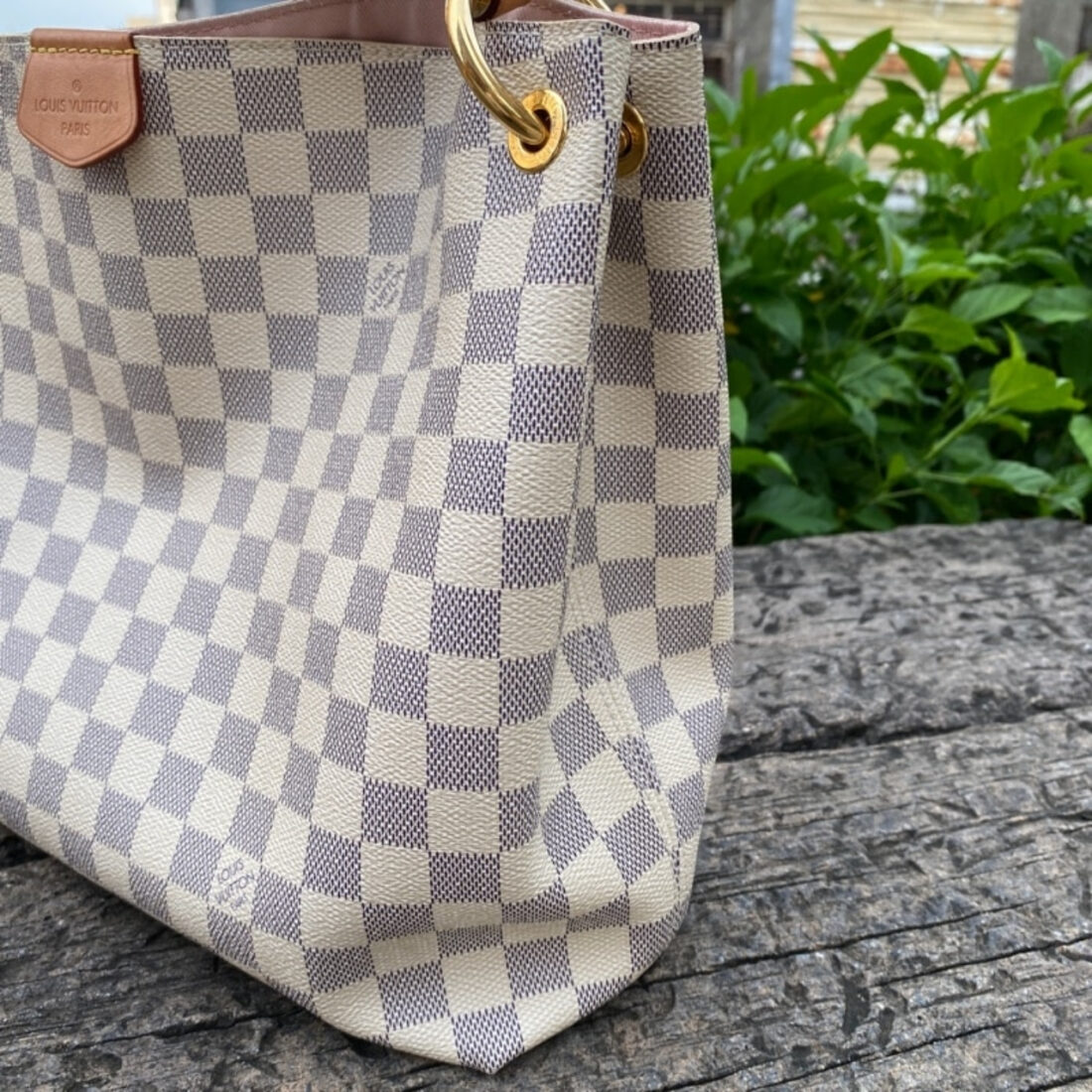 Louis Vuitton Graceful PM Damier Azur 35cm N42249 - Image 4