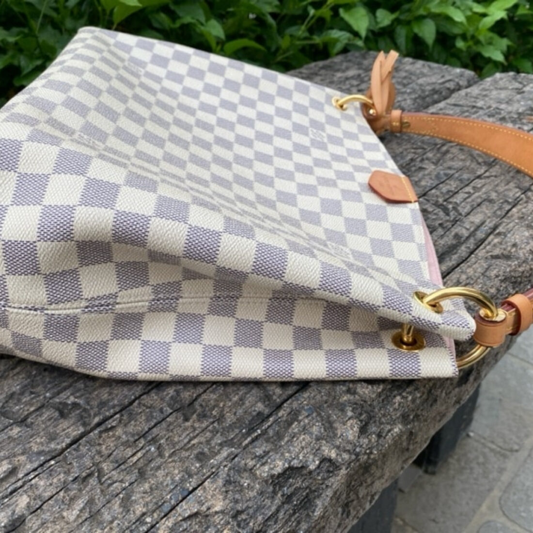 Louis Vuitton Graceful PM Damier Azur 35cm N42249 - Image 8
