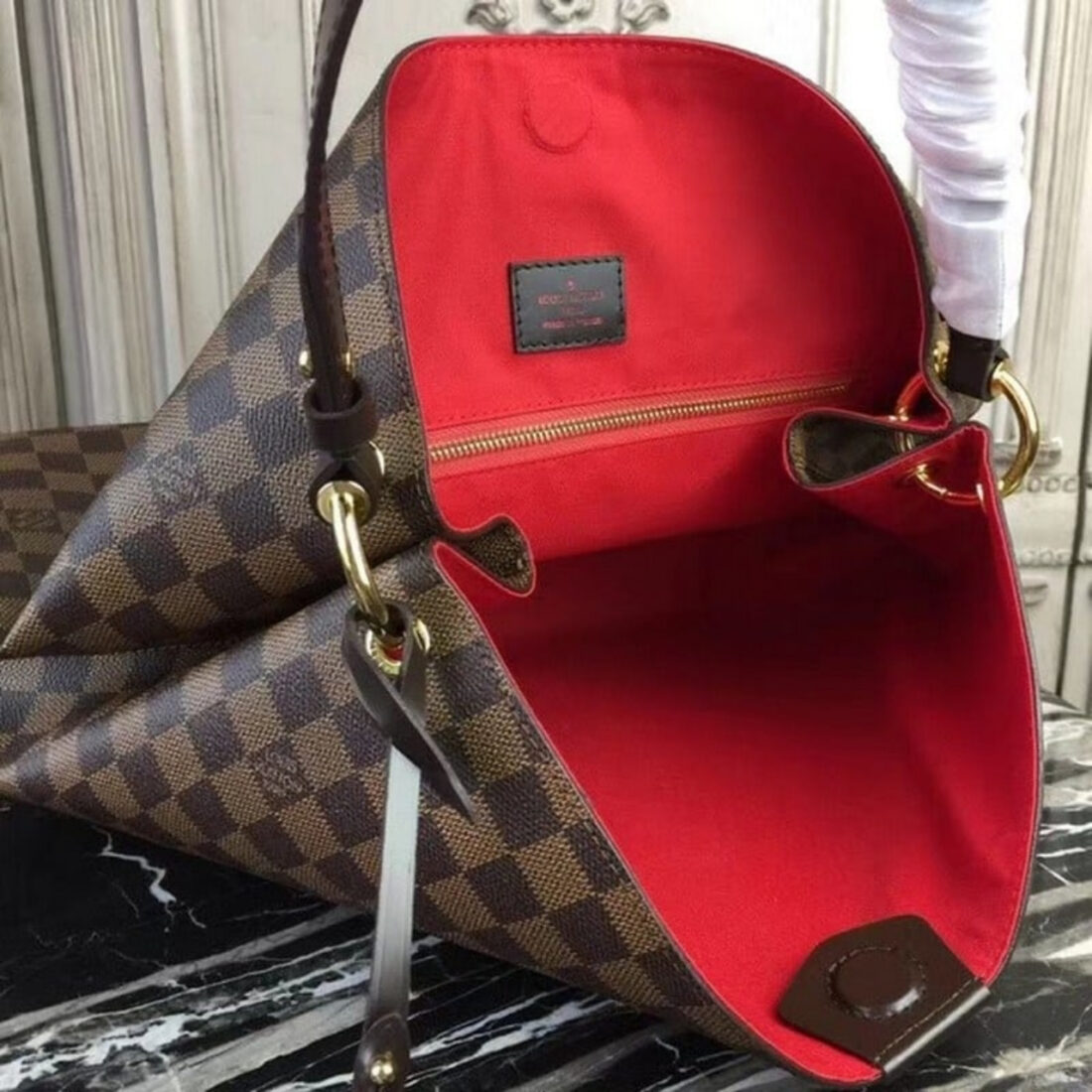 Louis Vuitton Damier Azur Graceful Mm 41Cm N44045 - Image 4