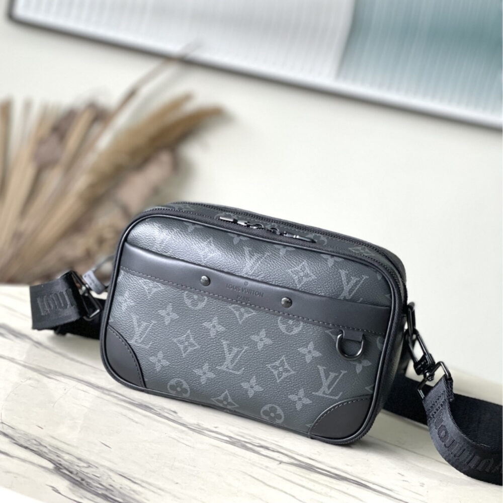 Super Vip 1:1 – Louis Vuitton Alpha Messenger Bag Monogram Eclipse Canvas Black 24Cm M46955 - Image 2