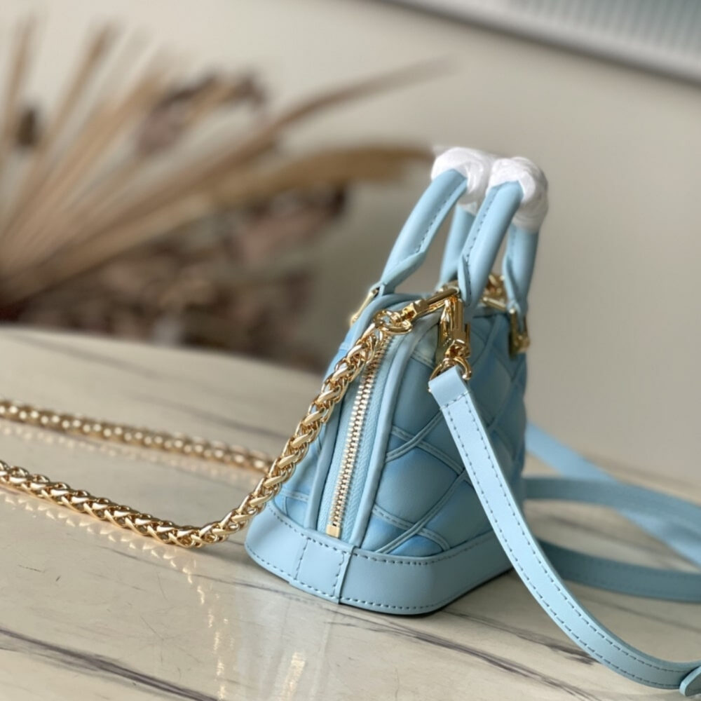 Super Vip 1:1 – Louis Vuitton Nano Alma Bag Lagoon Blue 18Cm M83049 - Image 3