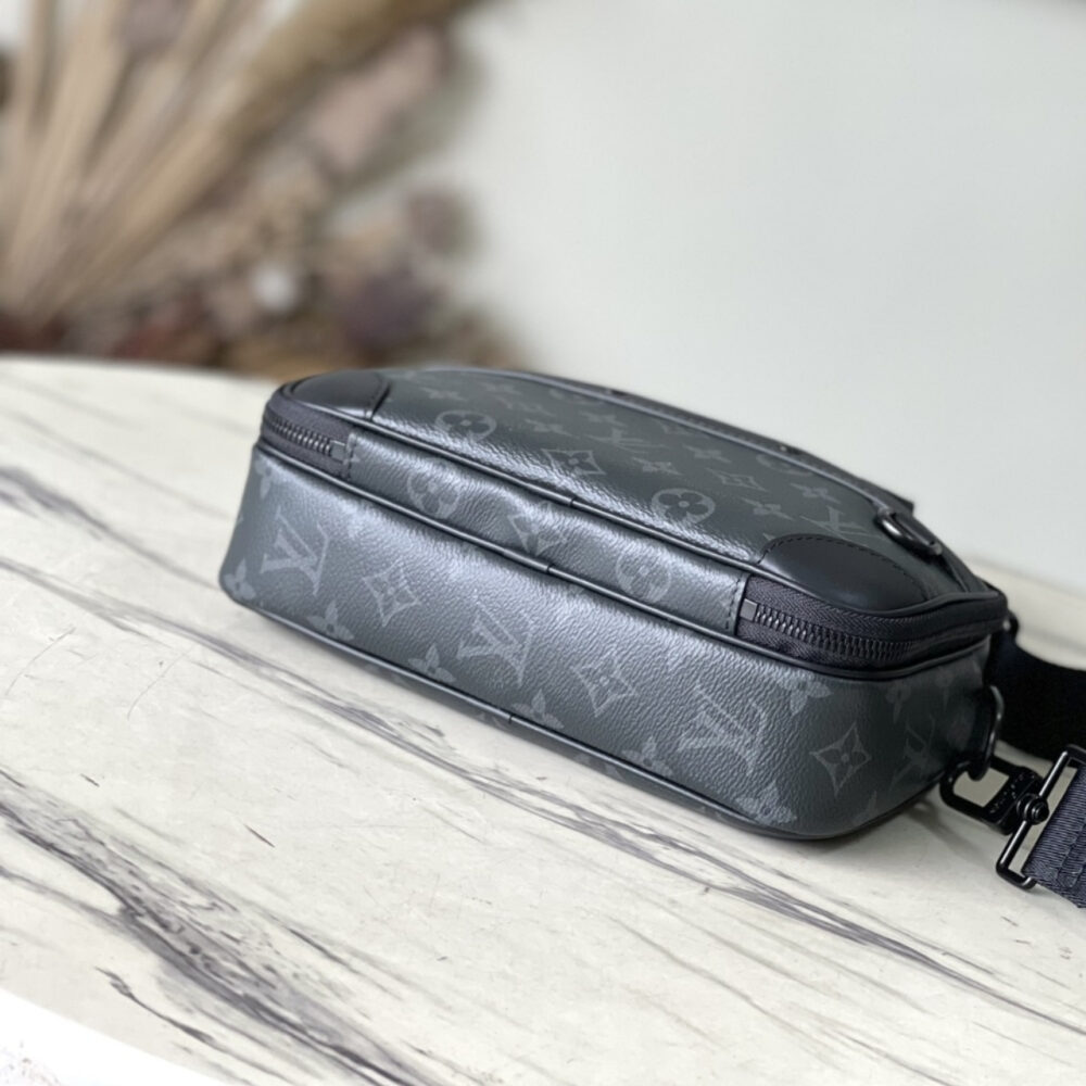 Super Vip 1:1 – Louis Vuitton Alpha Messenger Bag Monogram Eclipse Canvas Black 24Cm M46955 - Image 3