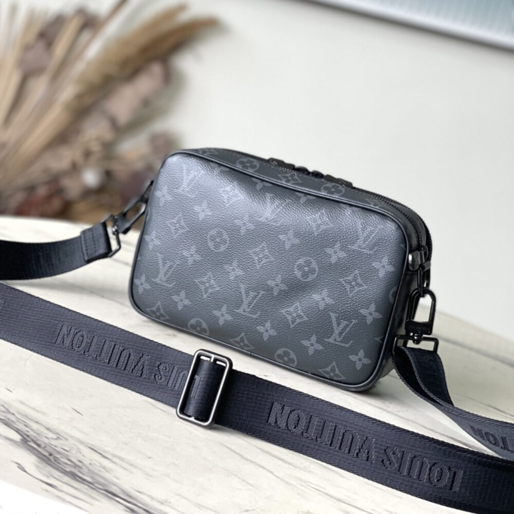 Super Vip 1:1 – Louis Vuitton Alpha Messenger Bag Monogram Eclipse Canvas Black 24Cm M46955 - Image 8