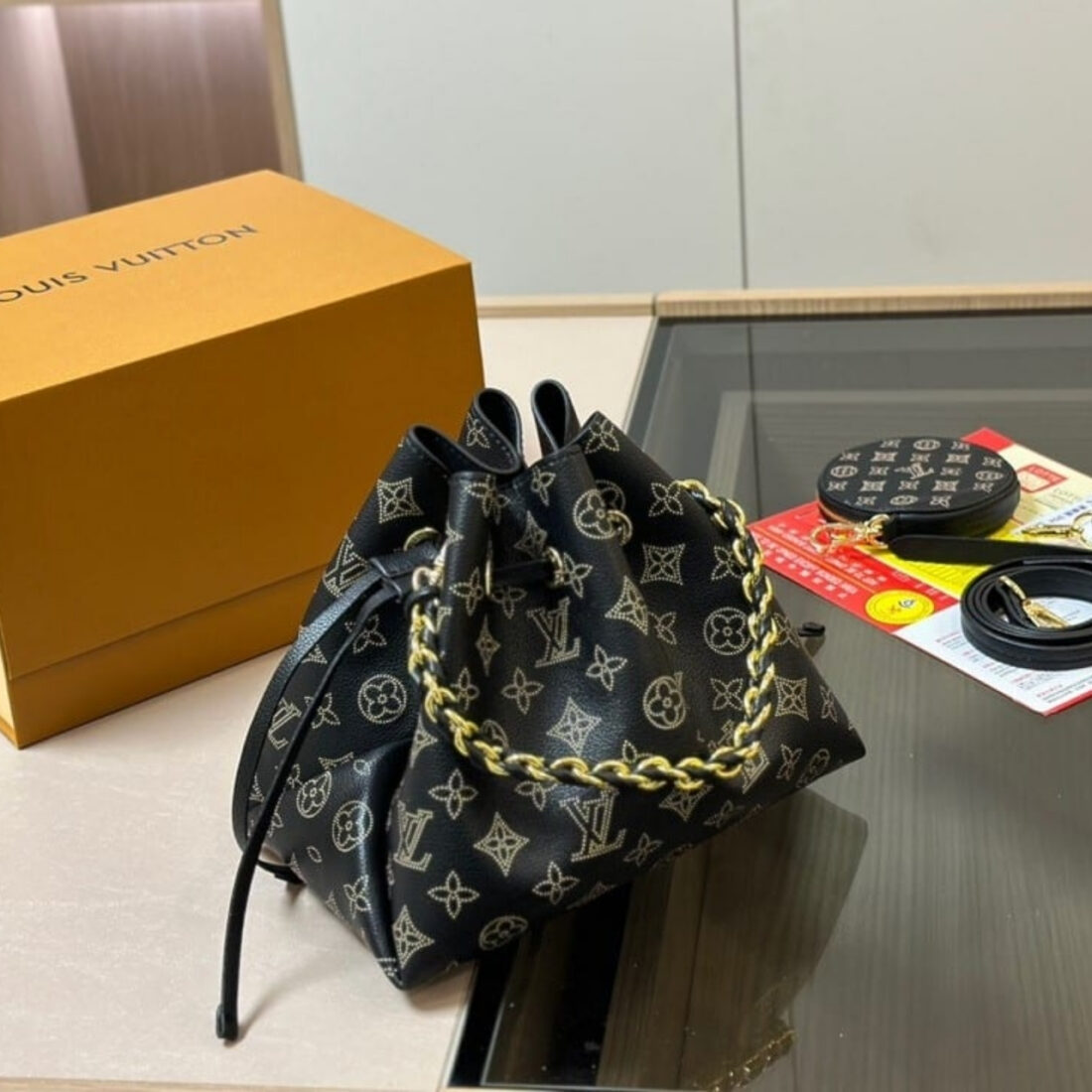 Louis Vuitton Bella Monogram Canvas Black 23cm M23392 - Image 2