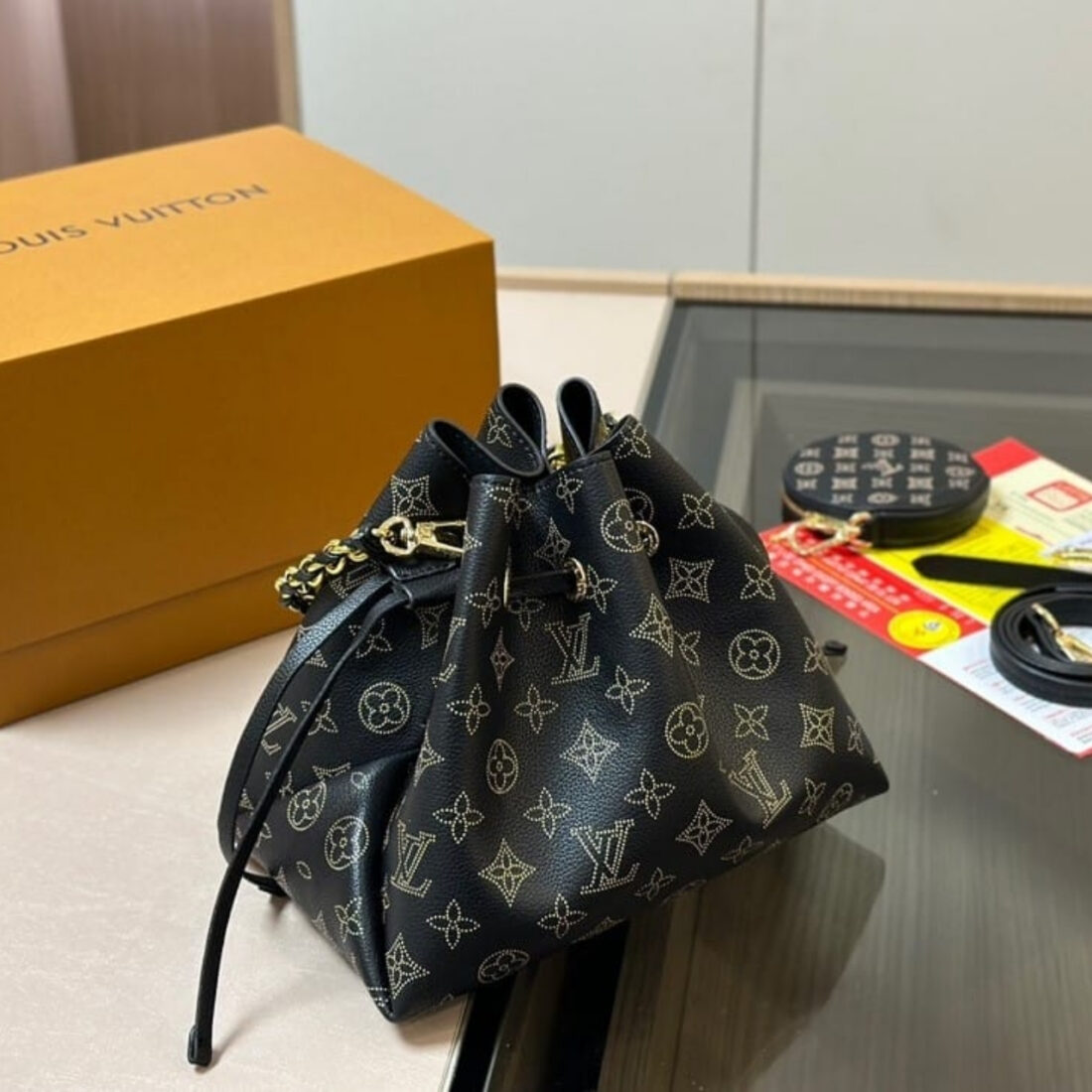 Louis Vuitton Bella Monogram Canvas Black 23cm M23392 - Image 5