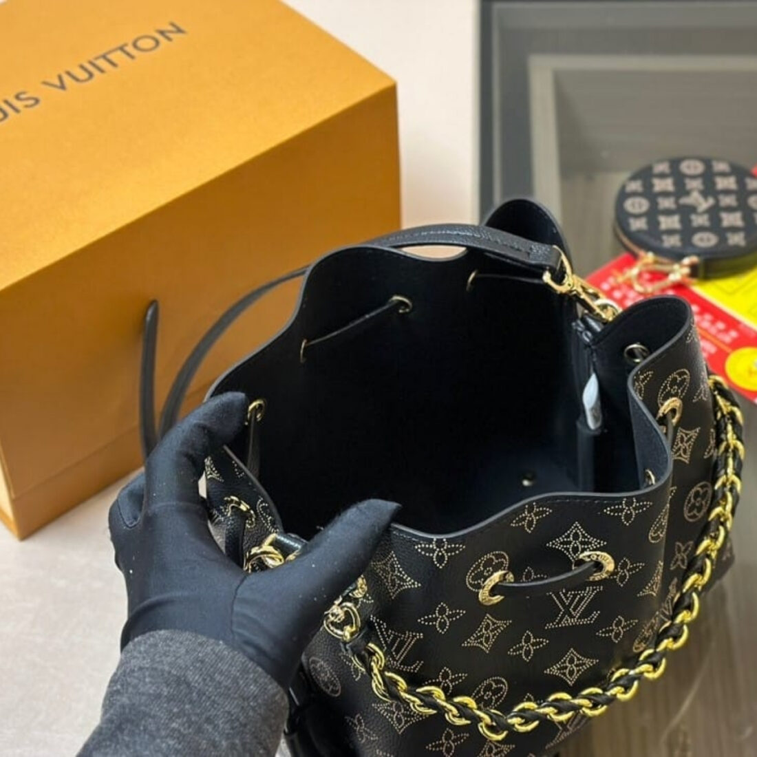 Louis Vuitton Bella Monogram Canvas Black 23cm M23392 - Image 8