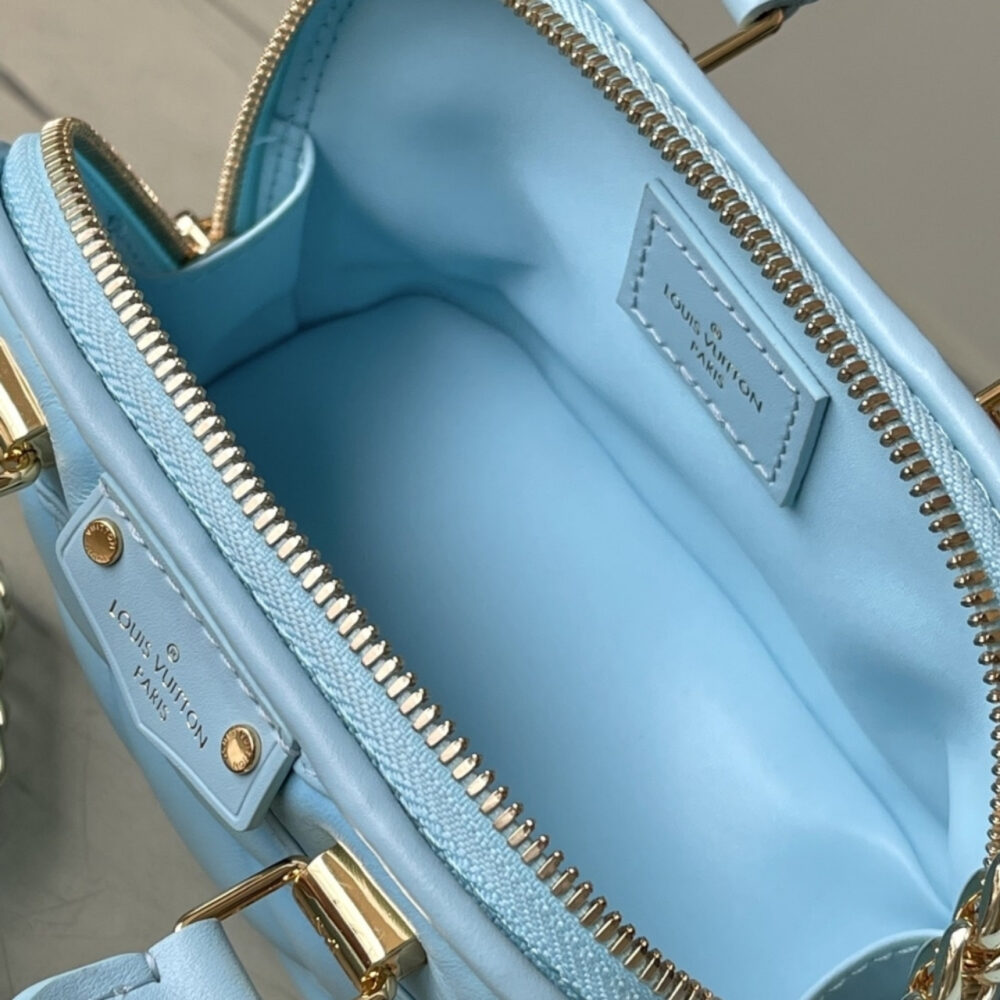 Super Vip 1:1 – Louis Vuitton Nano Alma Bag Lagoon Blue 18Cm M83049 - Image 6
