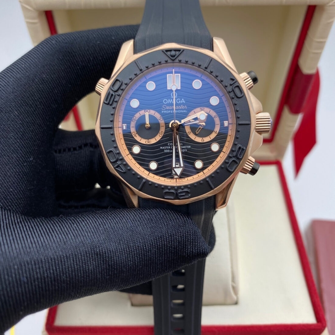 Omega Seamaster Diver 300M Black 45mm 210 62 44 51 01 001 - Image 2
