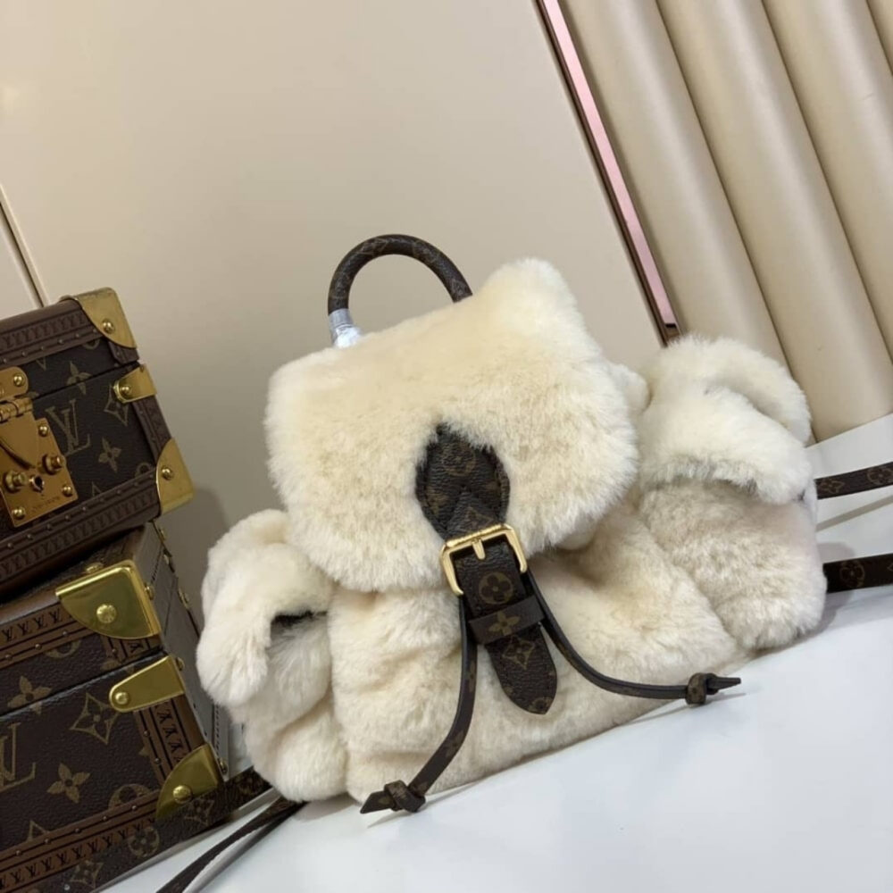 Super Vip 1:1 – Louis Vuitton Nano Teddy Backpack 25Cm M11919 - Image 2