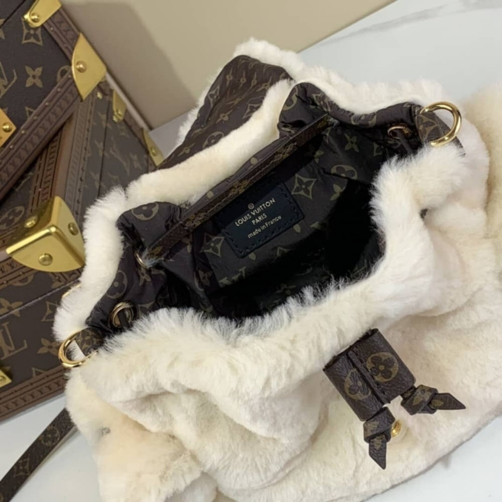 Super Vip 1:1 – Louis Vuitton Nano Teddy Backpack 25Cm M11919 - Image 5