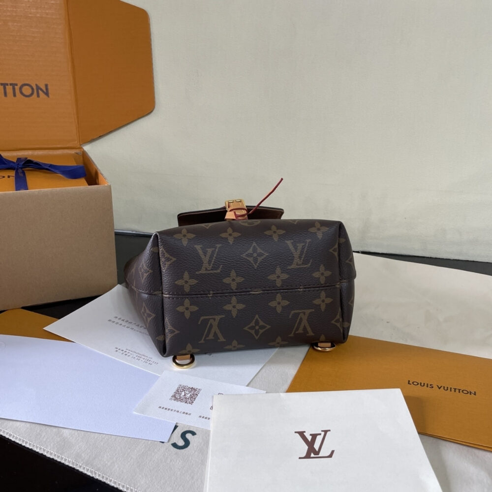 Super Vip 1:1 – Louis Vuitton Montsouris BB Bag Monogram Canvas Brown 17Cm M45502 - Image 5