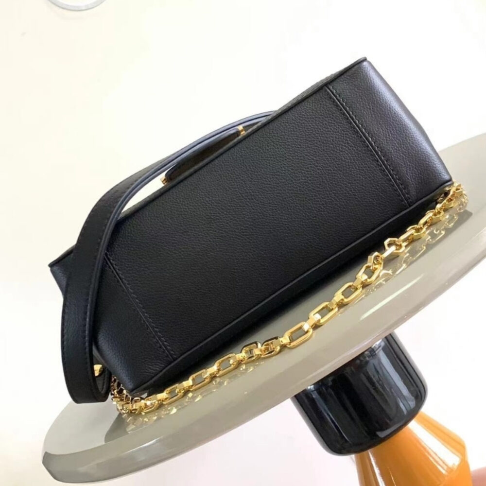 Super Vip 1:1 – Louis Vuitton Dauphine Soft MM Bag Black 24Cm M25209 - Image 5