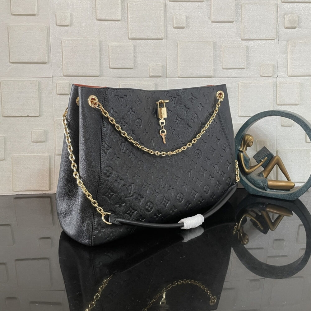 Super Vip 1:1 - Louis Vuitton Anytime MM Bag Black 42Cm M14324 - Image 3