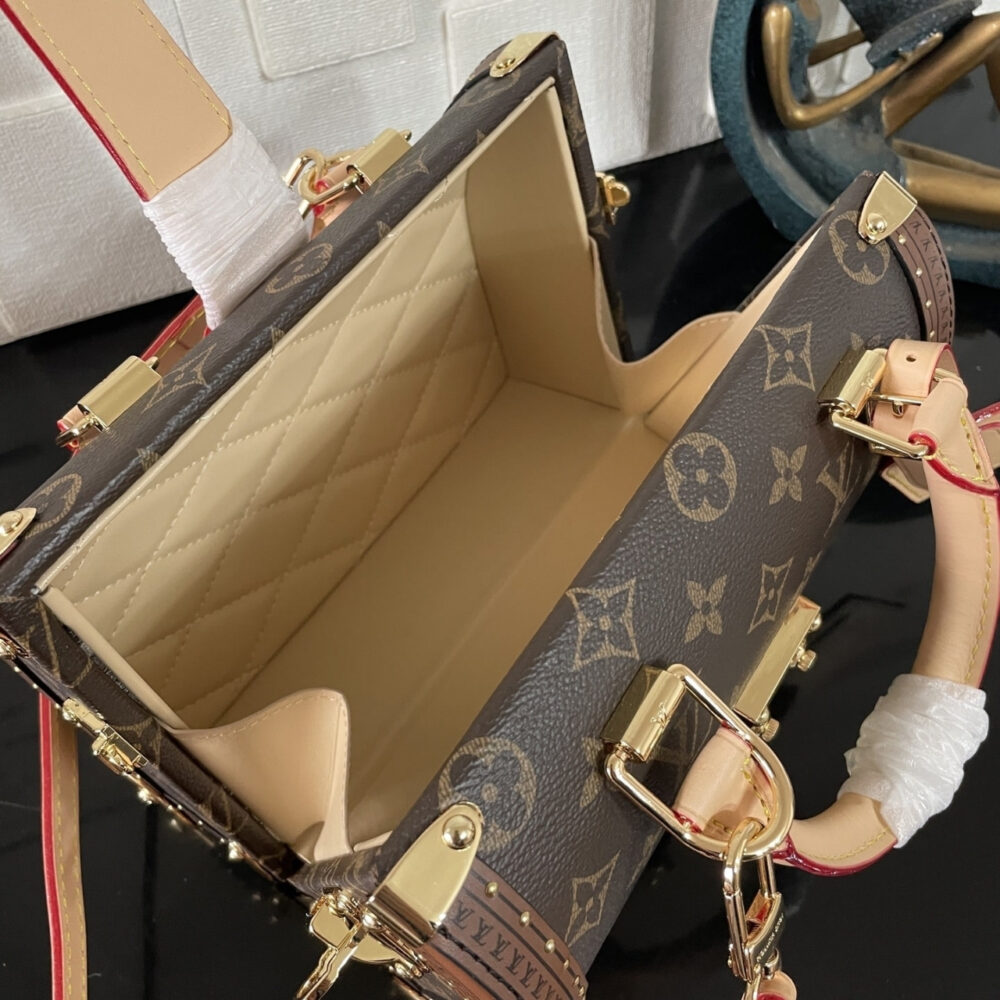 Super Vip 1:1 - Louis Vuitton Speedy Trunk Box Bag 20 Monogram Brown 21Cm M11154 - Image 9
