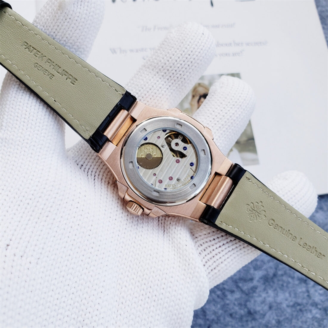 Patek Philippe Nautilus Chronograph Stainless Steel White 40mm - Image 4