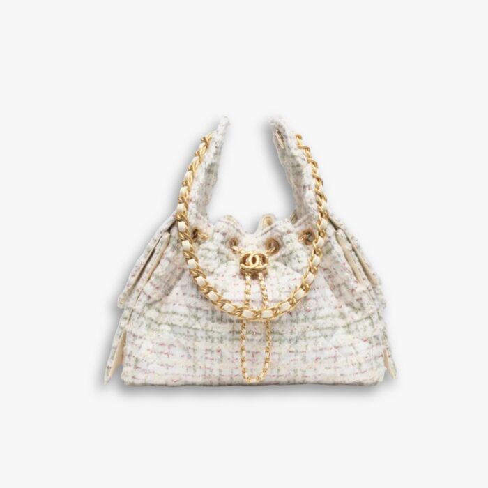 Chanel 25 Small Handbag Tweed And Gold Tone Metal 25Cm AS5293 B21178 NR774