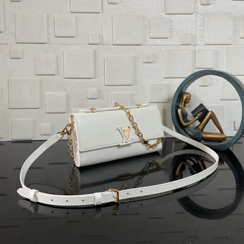 Super Vip 1:1 – Louis Vuitton Wallet On Chain Capucines Snow 23Cm M12265 - Image 3