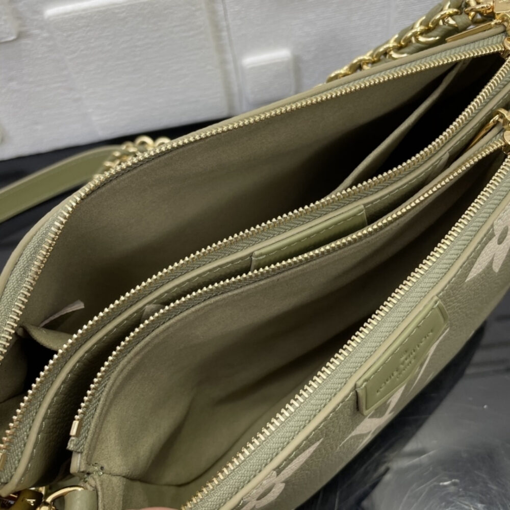 Super Vip 1:1 – Louis Vuitton Multi Pochette Accessoires Bag Green 25Cm M22670 - Image 7
