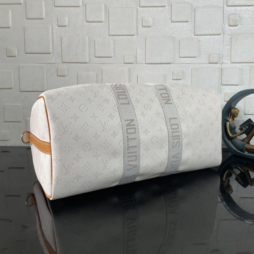 Super Vip 1:1 – Louis Vuitton Keepall Bandoulière 45 Off White 45Cm M14838 - Image 5