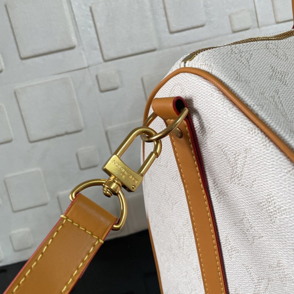 Super Vip 1:1 – Louis Vuitton Keepall Bandoulière 45 Off White 45Cm M14838 - Image 7