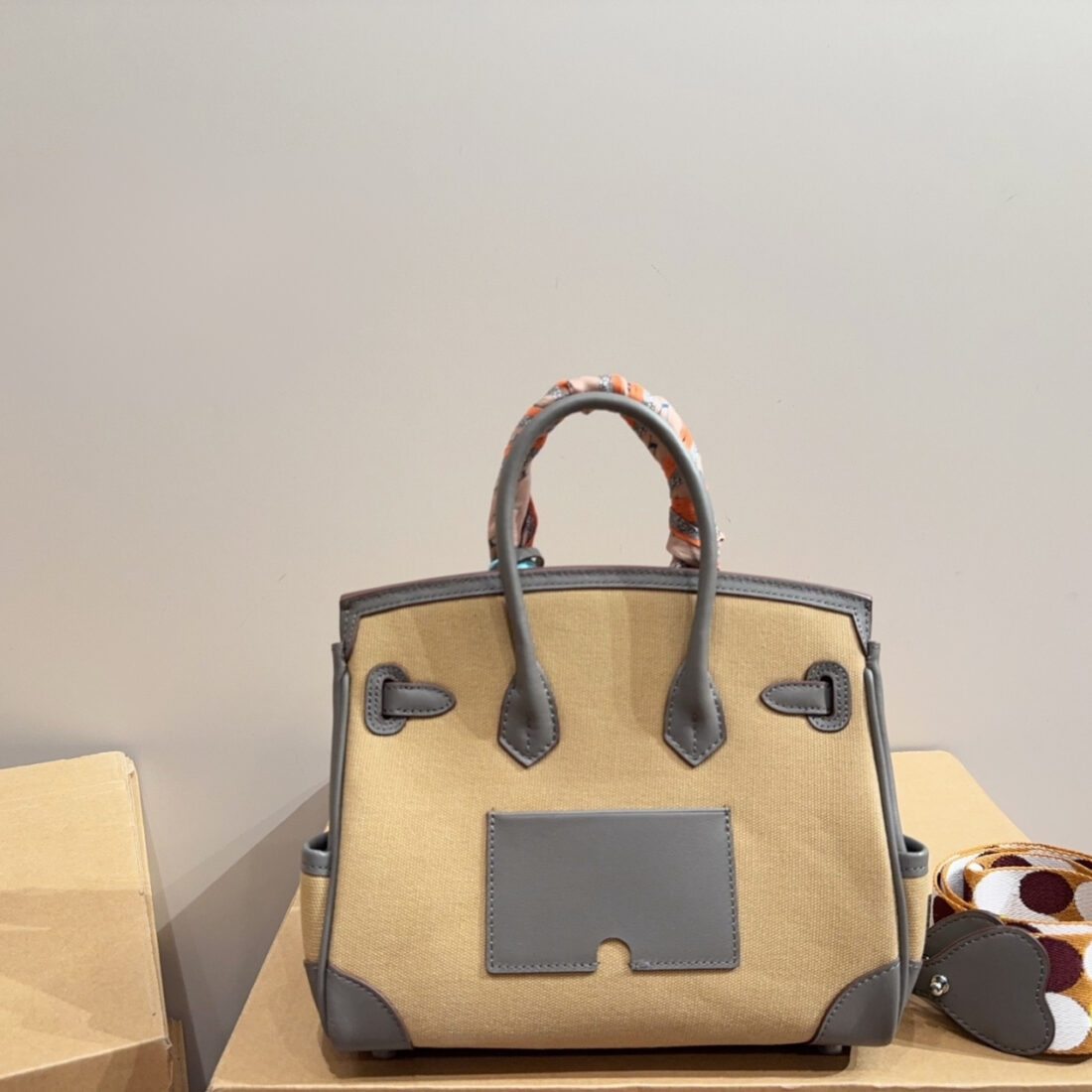 Hermes Birkin Cargo Mousse And Ecorce Toile 25Cm - Image 3