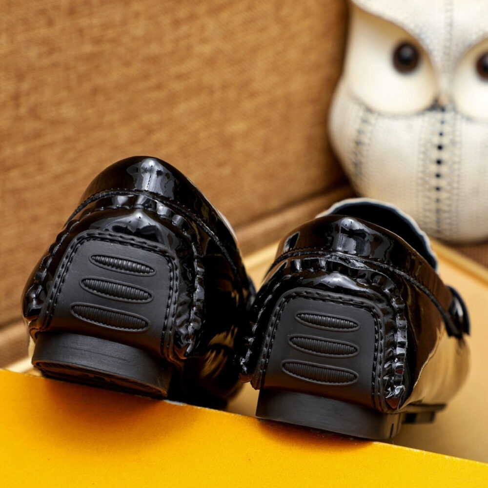 Louis Vuitton Loafer Leopard Pattern Black - Image 6