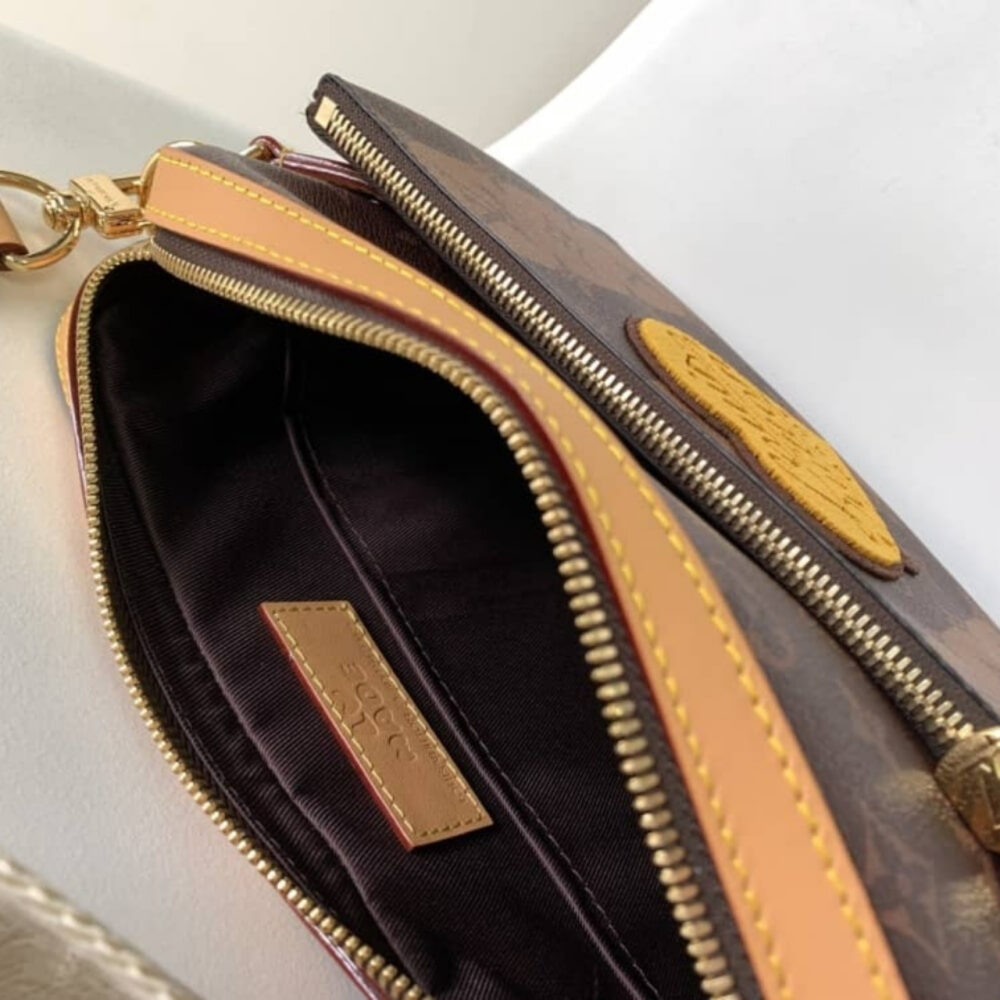 Super Vip 1:1 – Louis Vuitton Trio Messenger Bag Monogram Stripes Brown 25Cm M45965 - Image 7