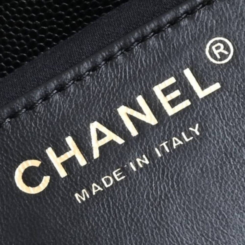 Super Vip 1:1 – Chanel 25 Medium Handbag Gold Tone Metal Black 37Cm AS5311 B20304 94305 - Image 7