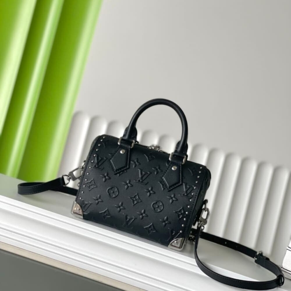 Super Vip 1:1 – Louis Vuitton Speedy Trunk 20 Black 20Cm M14575 - Image 4