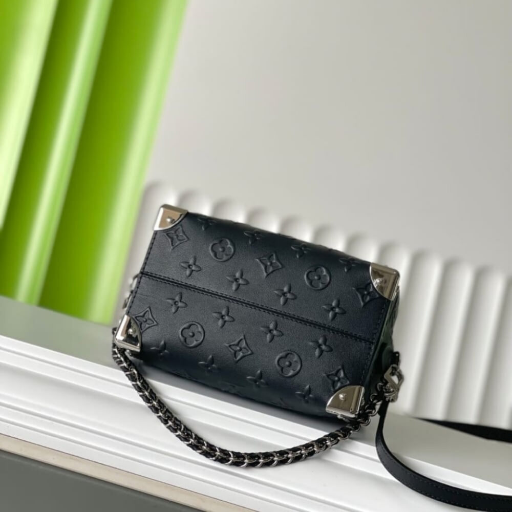 Super Vip 1:1 – Louis Vuitton Speedy Trunk 20 Black 20Cm M14575 - Image 5