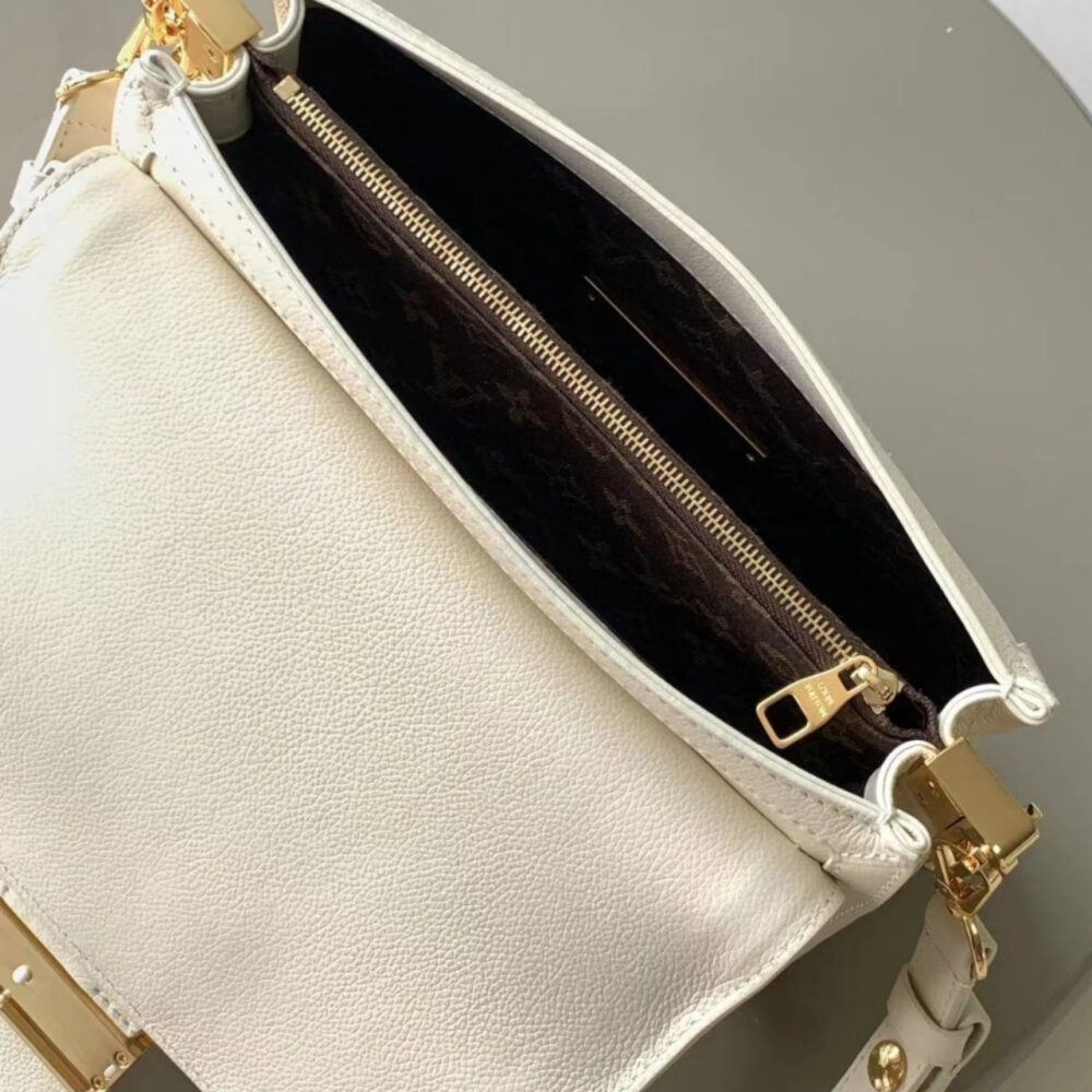 Super Vip 1:1 – Louis Vuitton Dauphine Soft MM Bag White 24Cm M25050 - Image 7