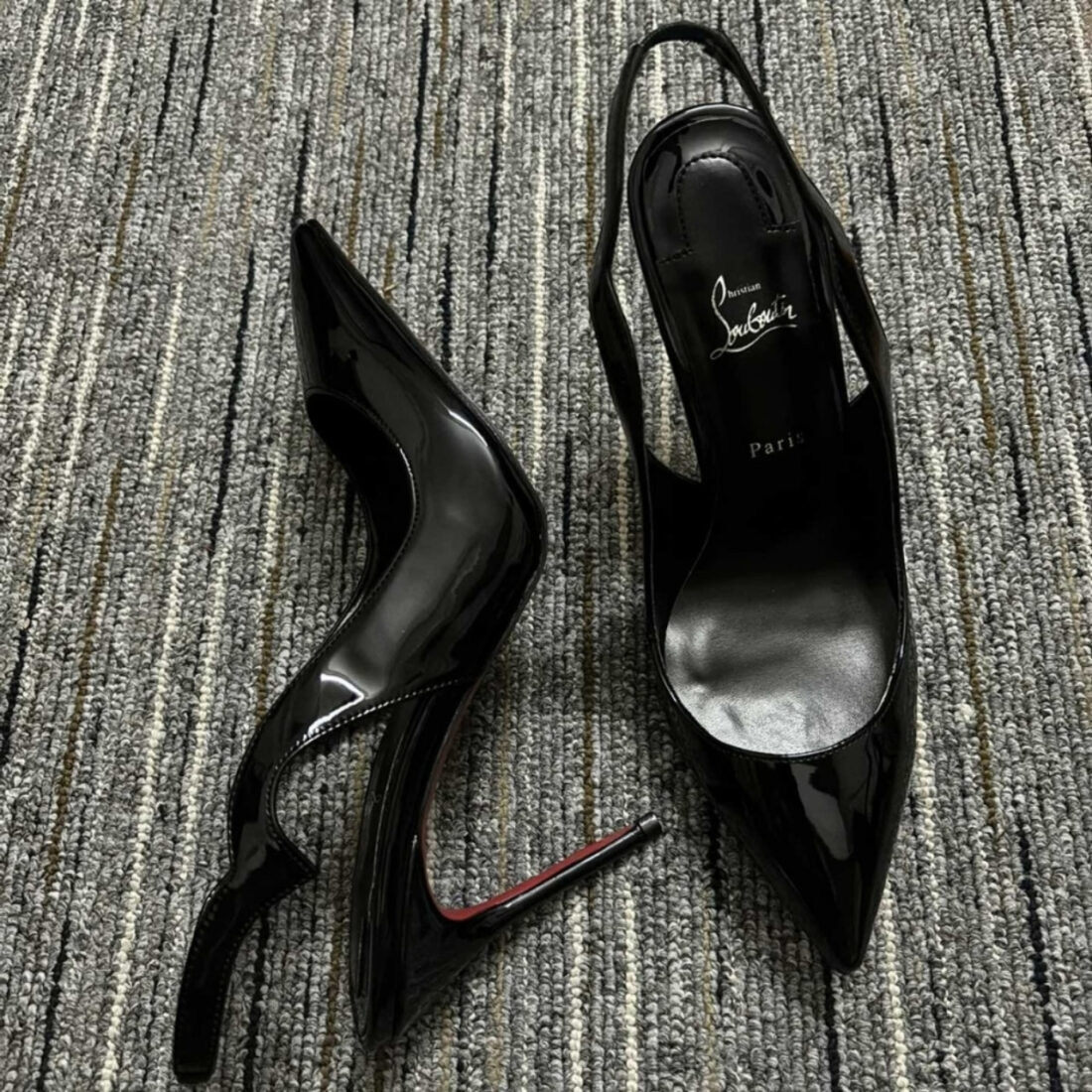 Christian Louboutin Hot Chick Sling Black 3230045B439 - Image 3