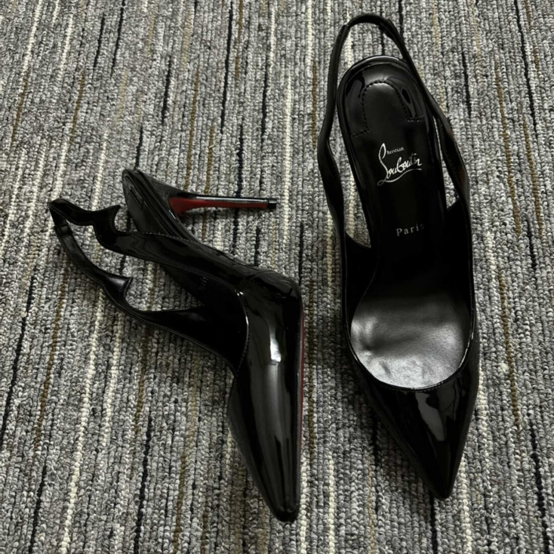 Christian Louboutin Hot Chick Sling Black 3230045B439 - Image 4