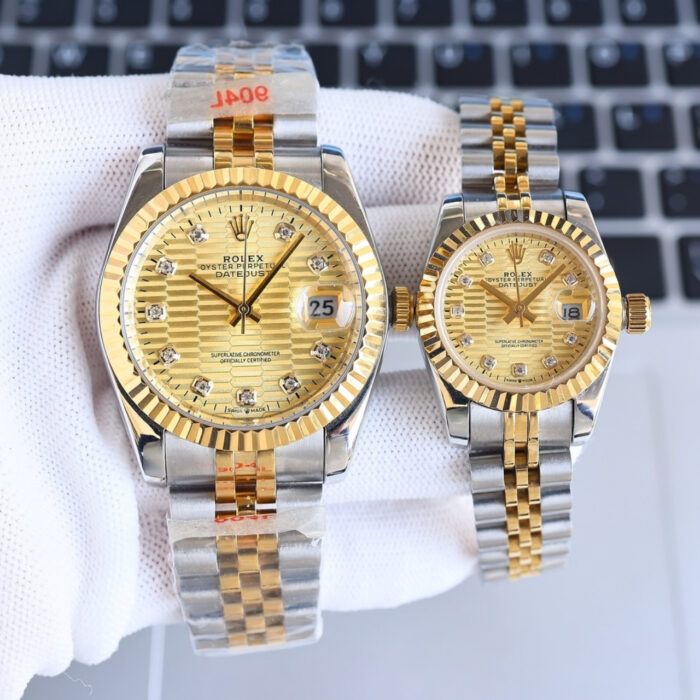 Rolex Oyster Datejust Oystersteel Golden Flip Dial 36mm 126200 0099 - Image 2