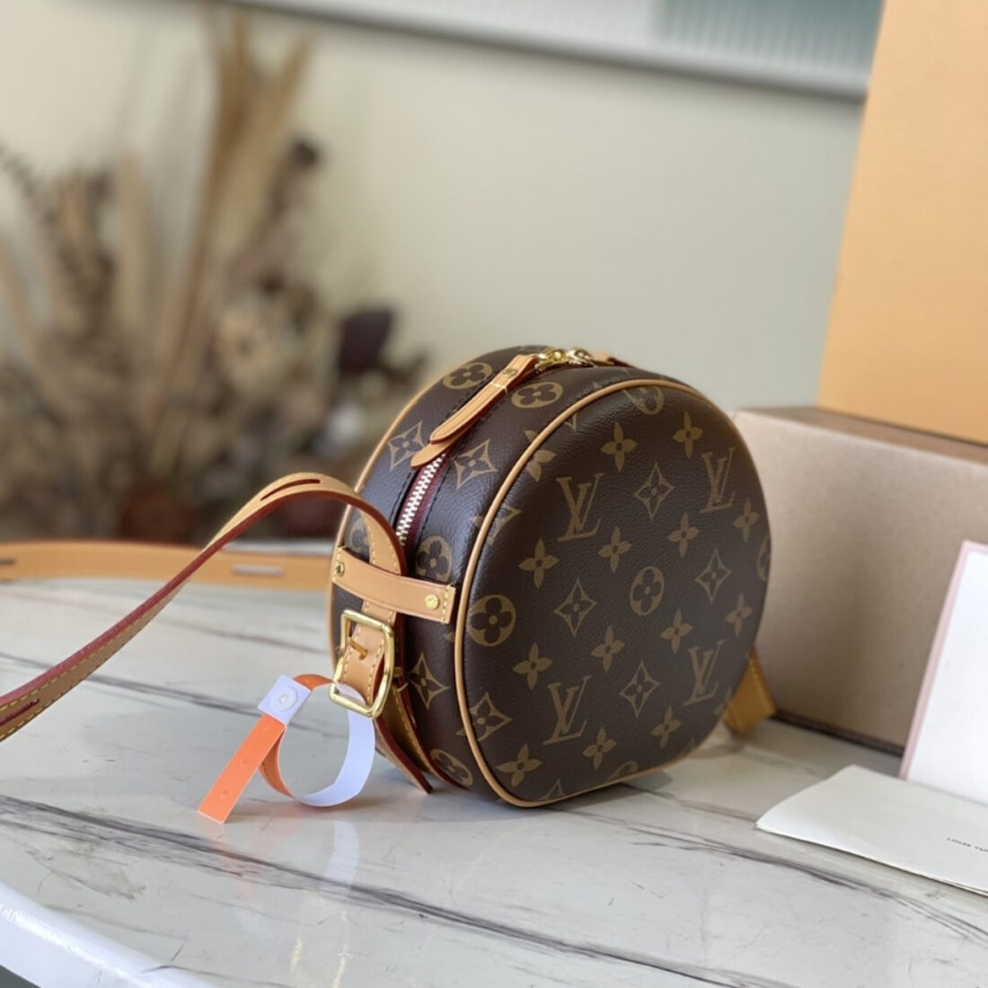 Super Vip 1:1 – Louis Vuitton Boite Chapeau Souple PM Bag Monogram 17Cm M45578 - Image 4