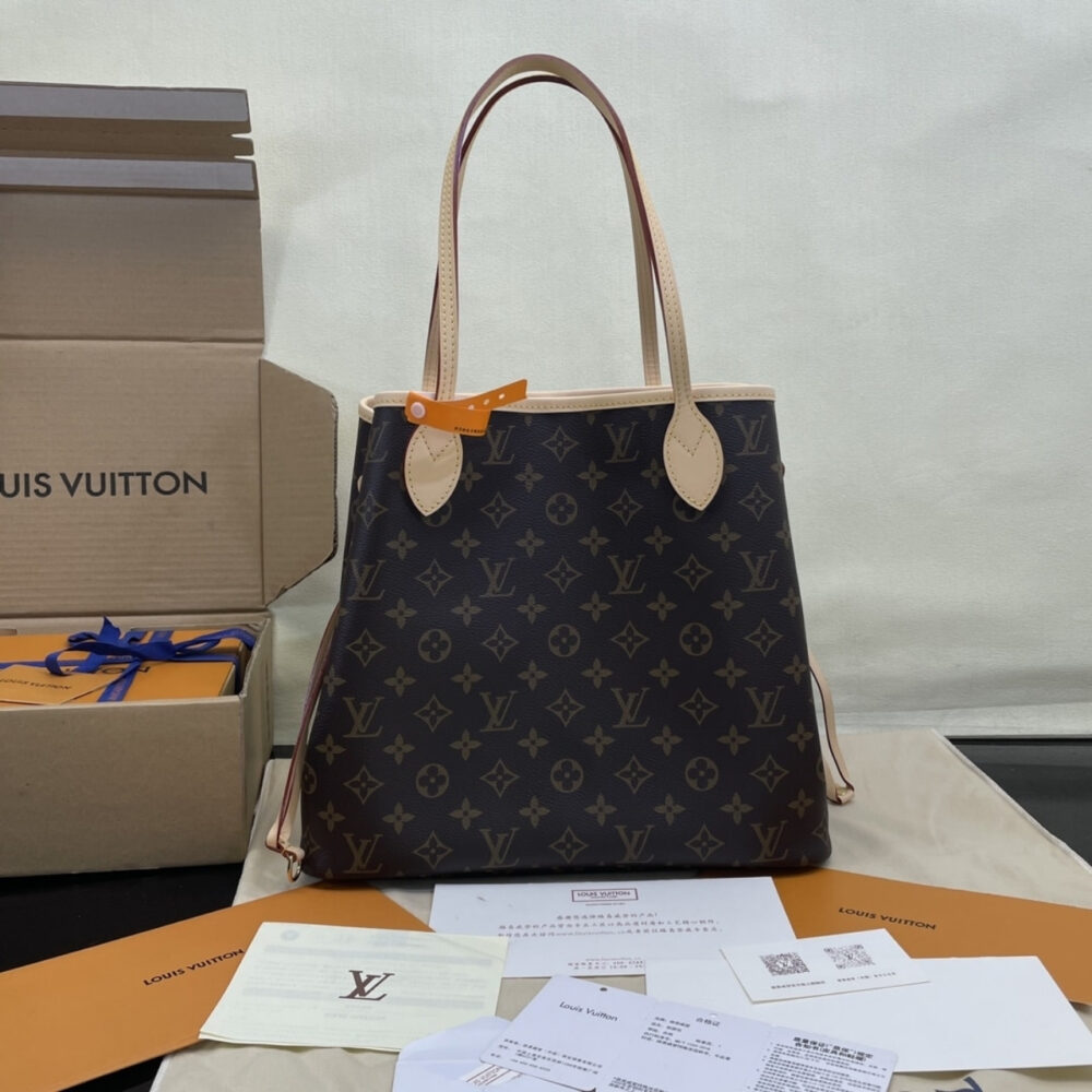 Super Vip 1:1 – Louis Vuitton Neverfull MM Bag Monogram Canvas Cerise Red 31Cm M46987 - Image 4