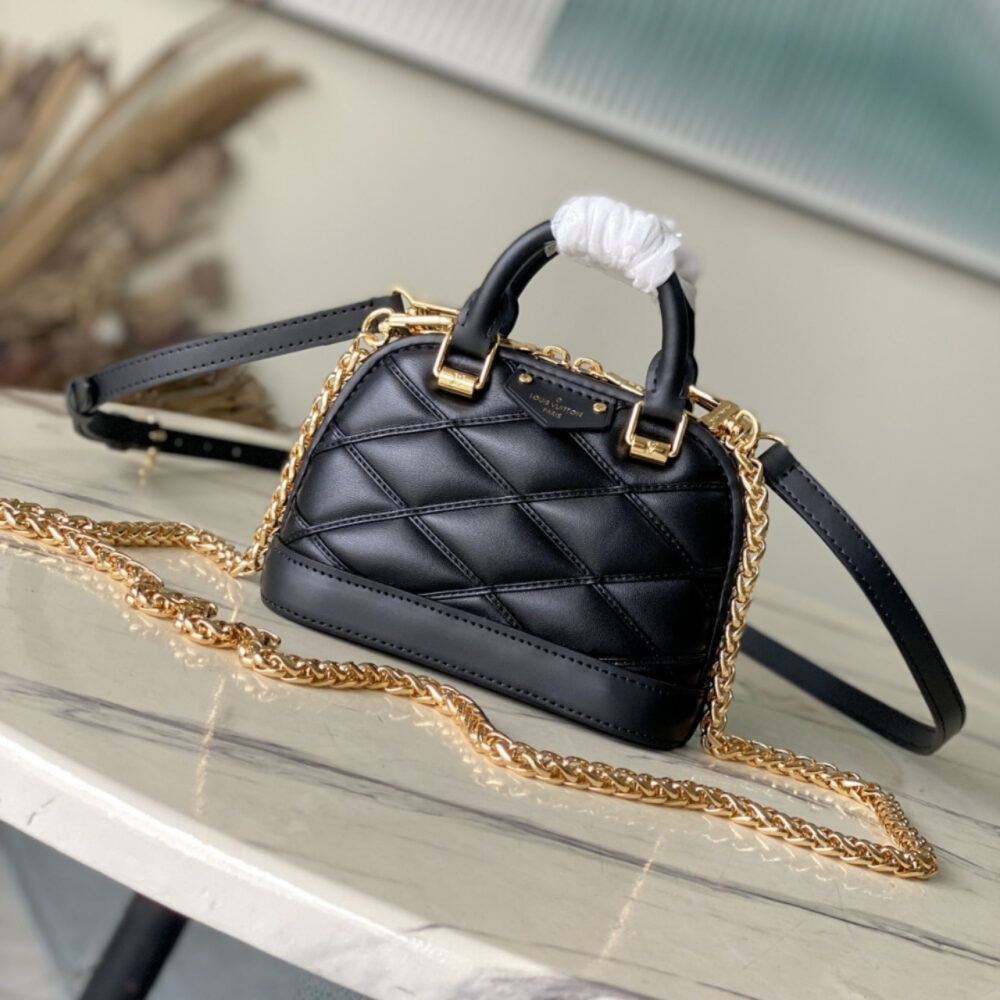 Super Vip 1:1 – Louis Vuitton Nano Alma Bag Black 18Cm M83048 - Image 2
