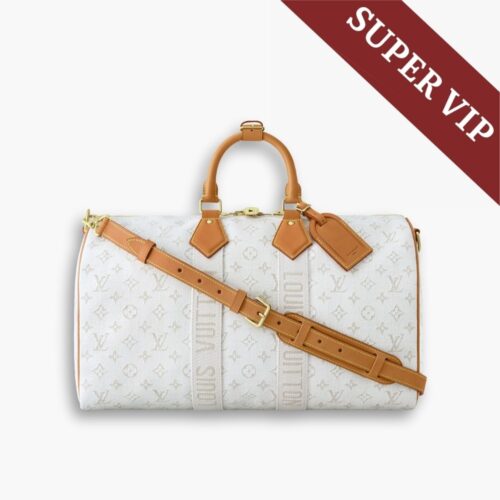 Super Vip 1:1 – Louis Vuitton Keepall Bandoulière 45 Off White 45Cm M14838