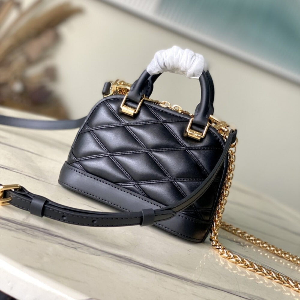 Super Vip 1:1 – Louis Vuitton Nano Alma Bag Black 18Cm M83048 - Image 4