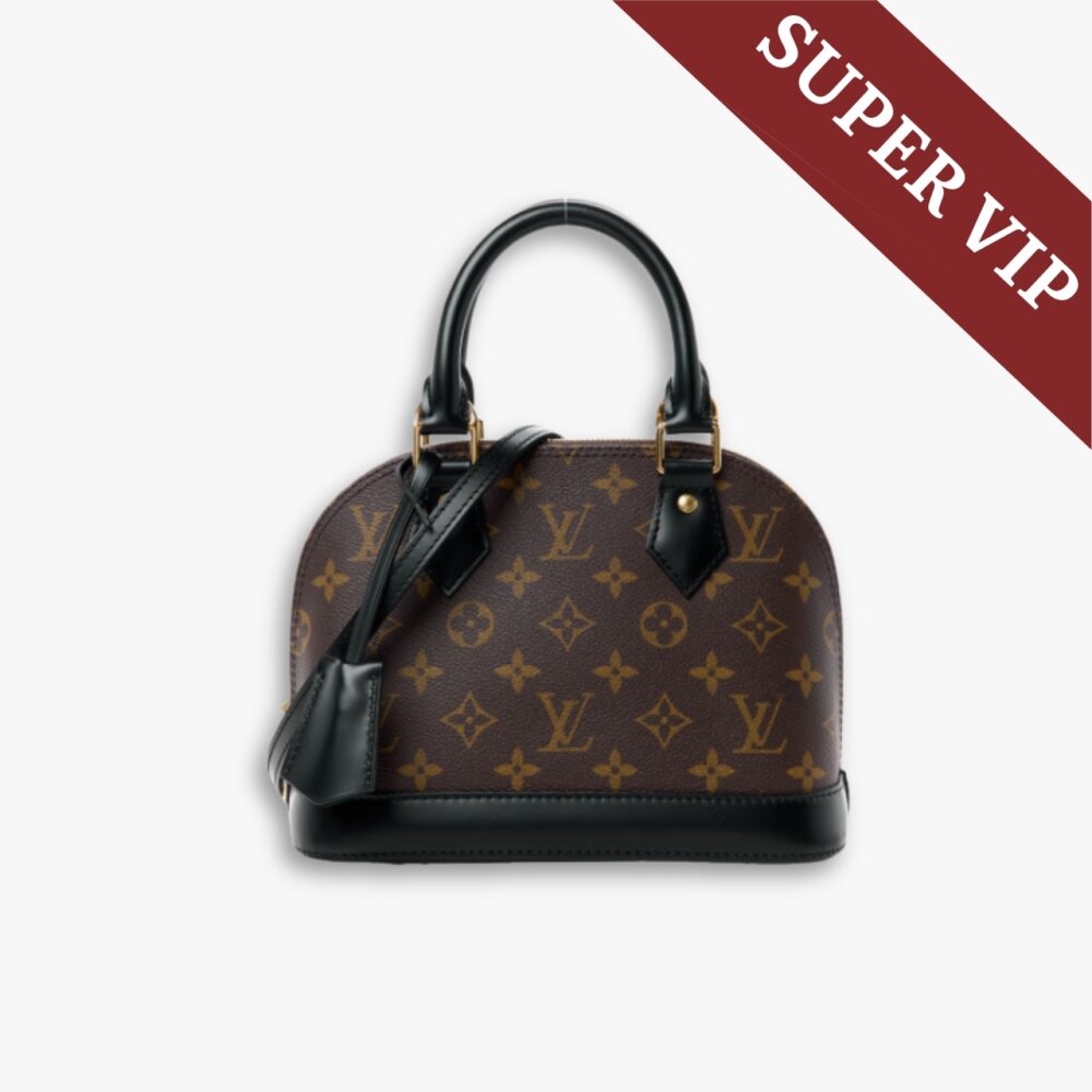 Super Vip 1:1 – Louis Vuitton Alma BB Bag Monogram Canvas Black 23Cm