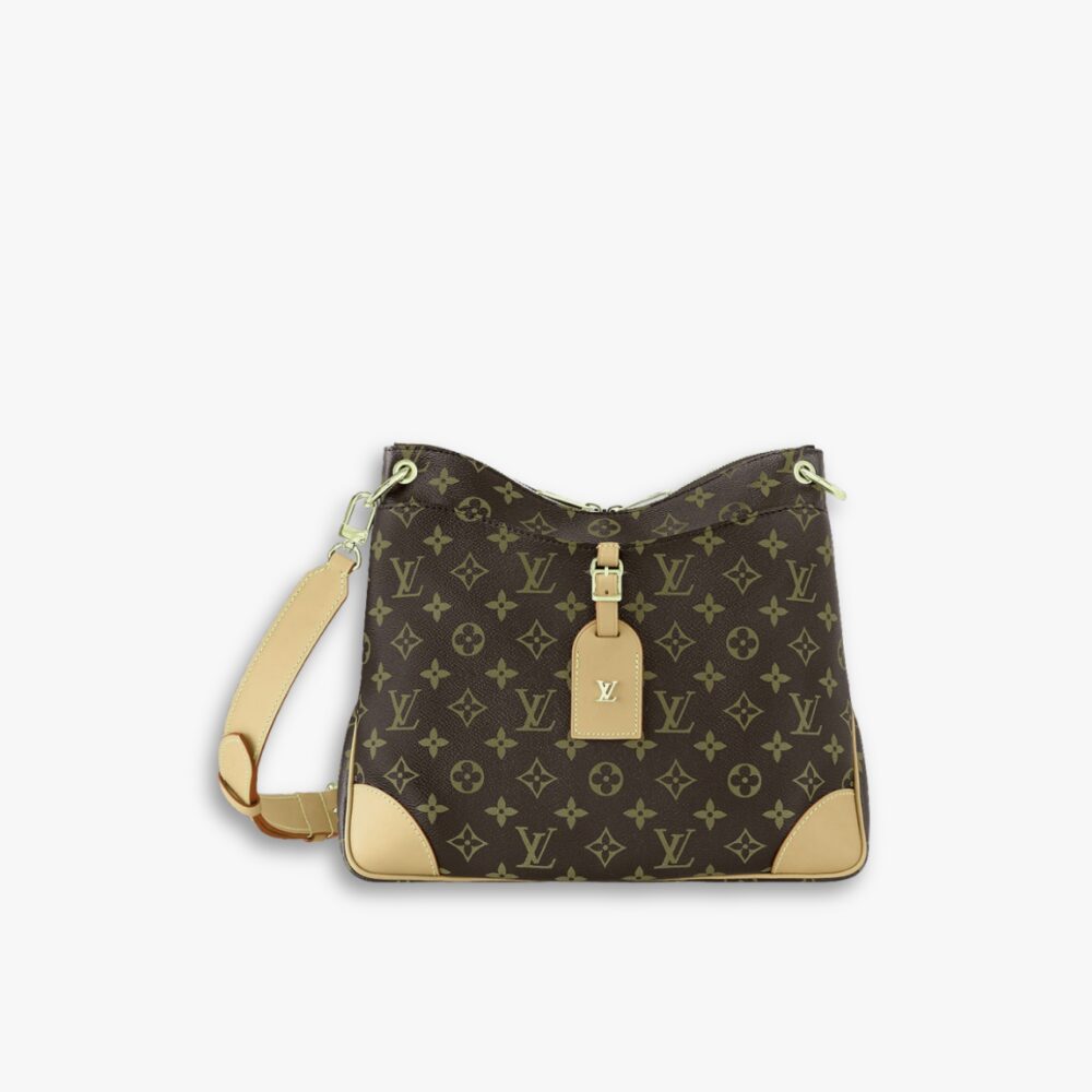 Louis Vuitton Odéon Shoulder Bag Dark Brown 26 Cm