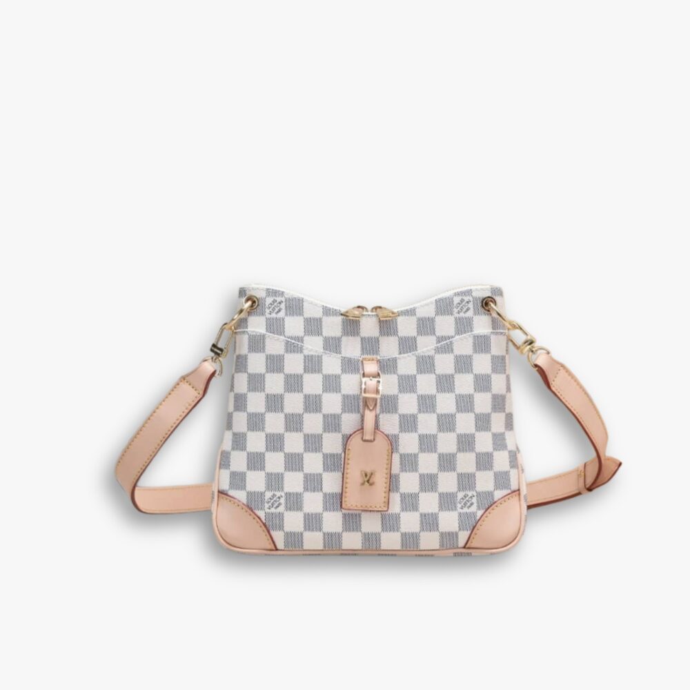Louis Vuitton Odéon Shoulder Bag Damier Azur 26Cm