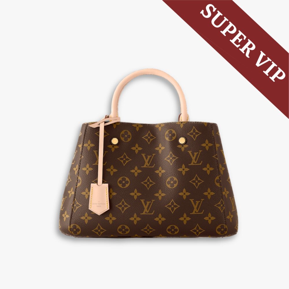 Super Vip 1:1 – Louis Vuitton Montaigne BB Bag Monogram Canvas Brown 29Cm M41055