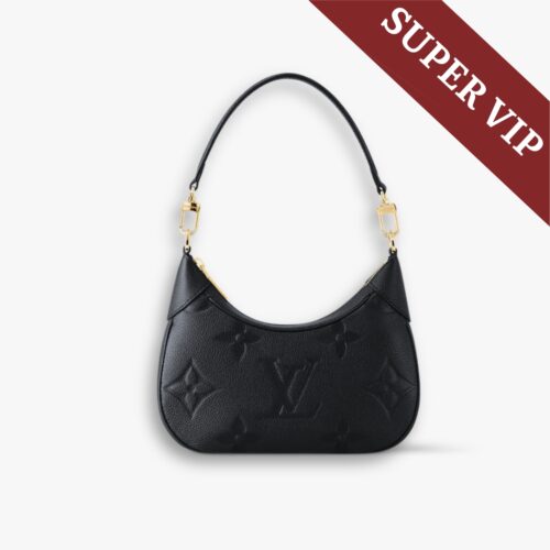 Super Vip 1:1 – Louis Vuitton Bagatelle Bag Monogram Empreinte Black 24Cm M46002